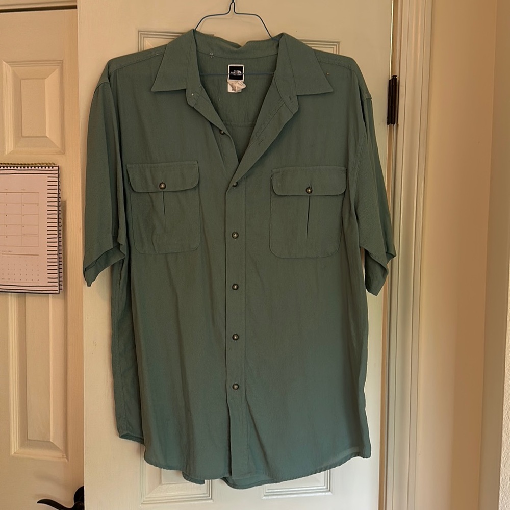 North Face Short Sleeve Button Down